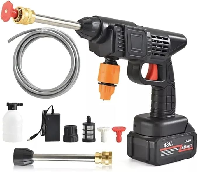 🚿 HydroForce™ Pro - Pistola Hidrolavadora con maletin