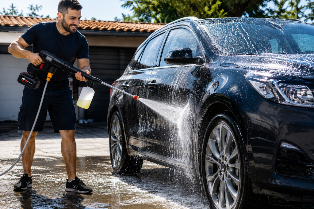 🚿 HydroForce™ Pro - Pistola Hidrolavadora con maletin